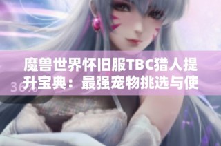 魔兽世界怀旧服TBC猎人提升宝典：最强宠物挑选与使用策略解析