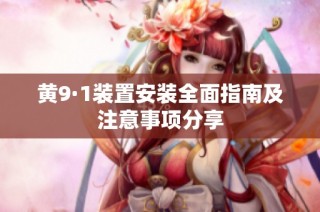 黄9·1装置安装全面指南及注意事项分享