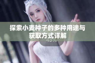 探索小麦种子的多种用途与获取方式详解