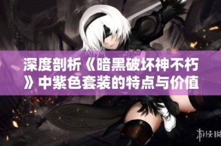 深度剖析《暗黑破坏神不朽》中紫色套装的特点与价值