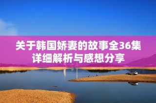 关于韩国娇妻的故事全36集详细解析与感想分享