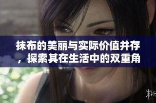 抹布的美丽与实际价值并存，探索其在生活中的双重角色