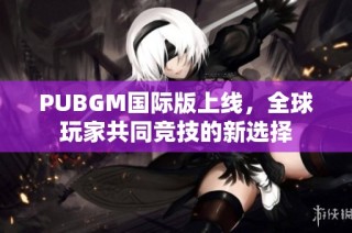 PUBGM国际版上线，全球玩家共同竞技的新选择