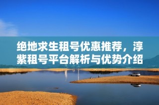 绝地求生租号优惠推荐，淳紫租号平台解析与优势介绍