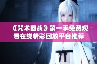 《咒术回战》第一季免费观看在线精彩回放平台推荐