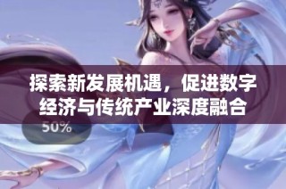 探索新发展机遇，促进数字经济与传统产业深度融合