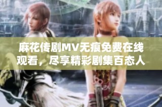 麻花传剧MV无痕免费在线观看，尽享精彩剧集百态人生瞬间
