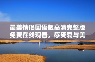 最美情侣国语版高清完整版免费在线观看，感受爱与美的故事