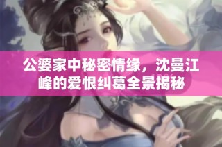 公婆家中秘密情缘，沈曼江峰的爱恨纠葛全景揭秘