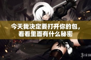 今天我决定要打开你的包，看看里面有什么秘密