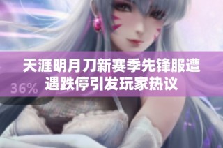 天涯明月刀新赛季先锋服遭遇跌停引发玩家热议
