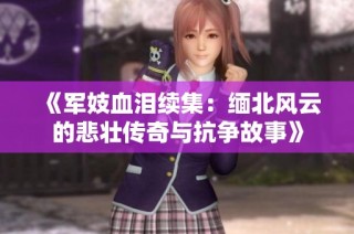 《军妓血泪续集：缅北风云的悲壮传奇与抗争故事》