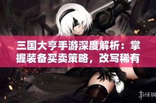 三国大亨手游深度解析：掌握装备买卖策略，改写稀有物品命运