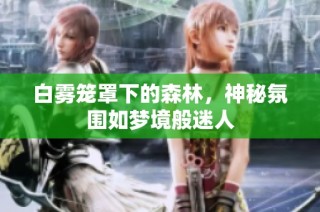 白雾笼罩下的森林，神秘氛围如梦境般迷人