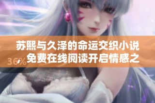 苏熙与久泽的命运交织小说，免费在线阅读开启情感之旅