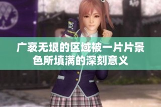 广袤无垠的区域被一片片景色所填满的深刻意义