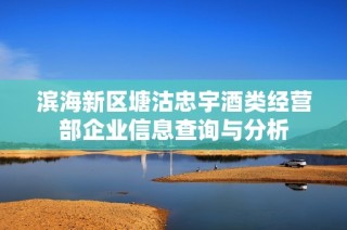 滨海新区塘沽忠宇酒类经营部企业信息查询与分析