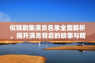似锦剧集演员名单全面解析，揭开演员背后的故事与精彩表现