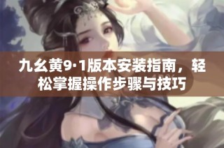 九幺黄9·1版本安装指南，轻松掌握操作步骤与技巧
