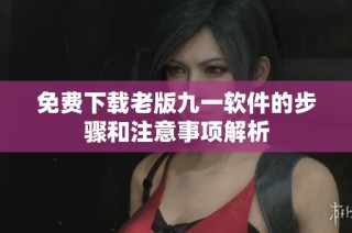 免费下载老版九一软件的步骤和注意事项解析