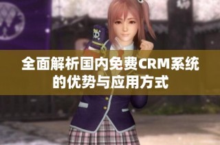 全面解析国内免费CRM系统的优势与应用方式