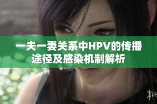 一夫一妻关系中HPV的传播途径及感染机制解析