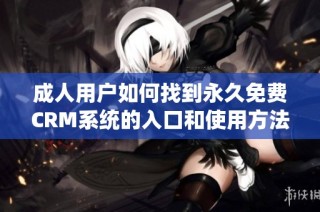 成人用户如何找到永久免费CRM系统的入口和使用方法指南