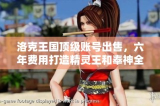 洛克王国顶级账号出售，六年费用打造精灵王和奉神全齐发售