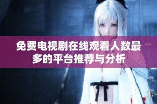 免费电视剧在线观看人数最多的平台推荐与分析