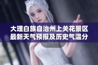 大理白族自治州上关花景区最新天气预报及历史气温分析，旅游指数参考指南