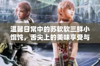 温馨日常中的苏软软三鲜小馄饨，舌尖上的美味享受与温暖陪伴