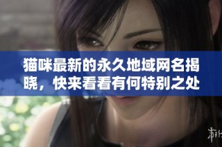 猫咪最新的永久地域网名揭晓，快来看看有何特别之处