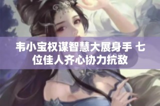 韦小宝权谋智慧大展身手 七位佳人齐心协力抗敌