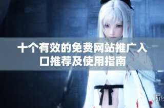 十个有效的免费网站推广入口推荐及使用指南
