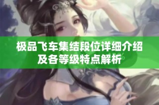 极品飞车集结段位详细介绍及各等级特点解析