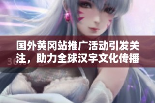 国外黄冈站推广活动引发关注，助力全球汉字文化传播