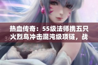 热血传奇：55级法师携五只火烈鸟冲击混沌级项链，战斗力飙升！
