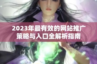 2023年最有效的网站推广策略与入口全解析指南