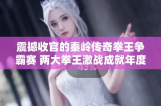 震撼收官的秦岭传奇拳王争霸赛 两大拳王激战成就年度最精彩对决