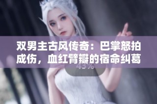 双男主古风传奇：巴掌怒拍成伤，血红臂瓣的宿命纠葛