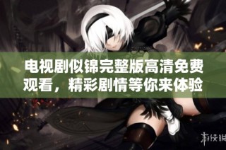 电视剧似锦完整版高清免费观看，精彩剧情等你来体验