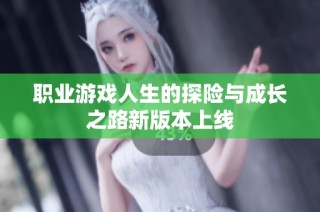 职业游戏人生的探险与成长之路新版本上线