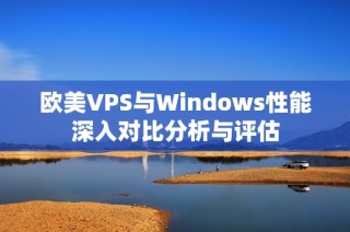欧美VPS与Windows性能深入对比分析与评估