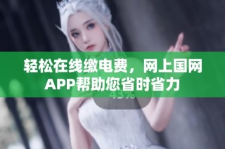 轻松在线缴电费，网上国网APP帮助您省时省力
