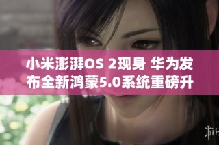 小米澎湃OS 2现身 华为发布全新鸿蒙5.0系统重磅升级