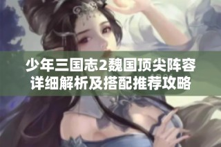 少年三国志2魏国顶尖阵容详细解析及搭配推荐攻略