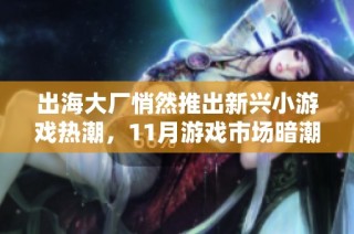 出海大厂悄然推出新兴小游戏热潮，11月游戏市场暗潮汹涌各家厂商竞相布局探索新玩法