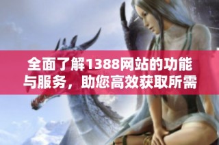 全面了解1388网站的功能与服务，助您高效获取所需信息