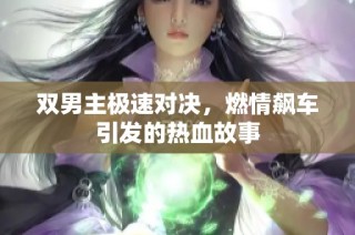 双男主极速对决，燃情飙车引发的热血故事