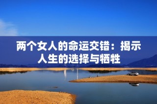 两个女人的命运交错：揭示人生的选择与牺牲